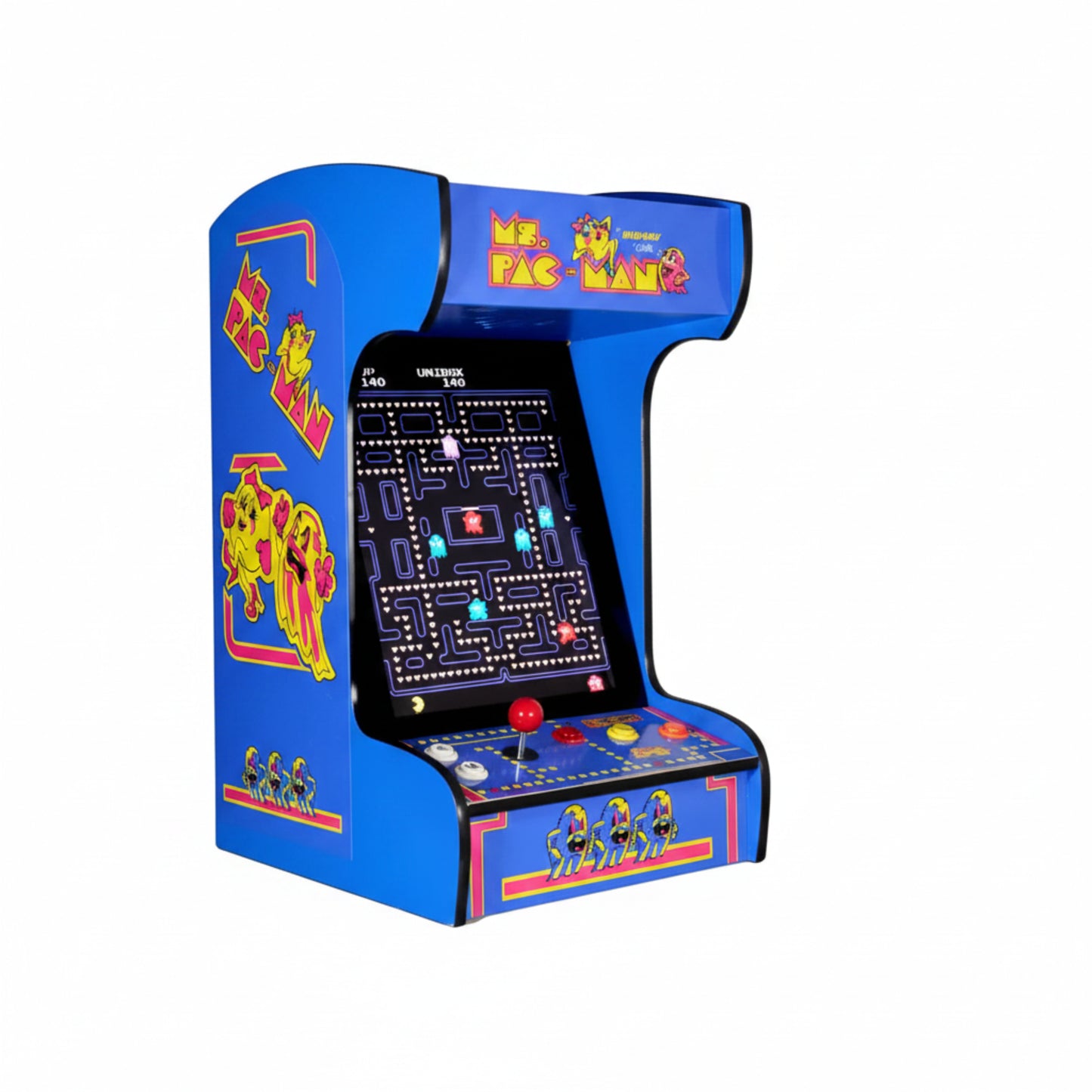 60 Classic Retro Games Tabletop Arcade Machine by (Blue)