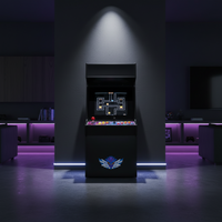 Tabletop Arcade Machine Built for Man Cave Gaming, 60 Classic Games, 19 Inch LCD Screen, Full Size Controls